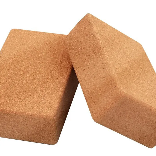 Fitness Equipment Body Building Beam Customized Natural Cork Yoga Block