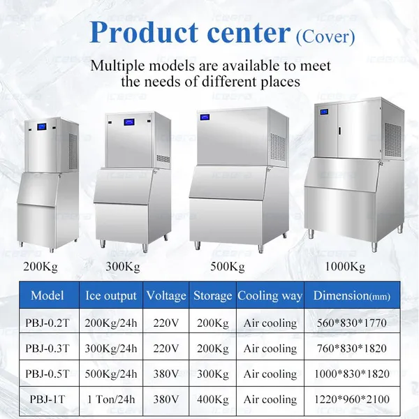 Industrial Flake Ice Machine 500KG/24h Stainless Steel for Fisher & Food Processing photo-3