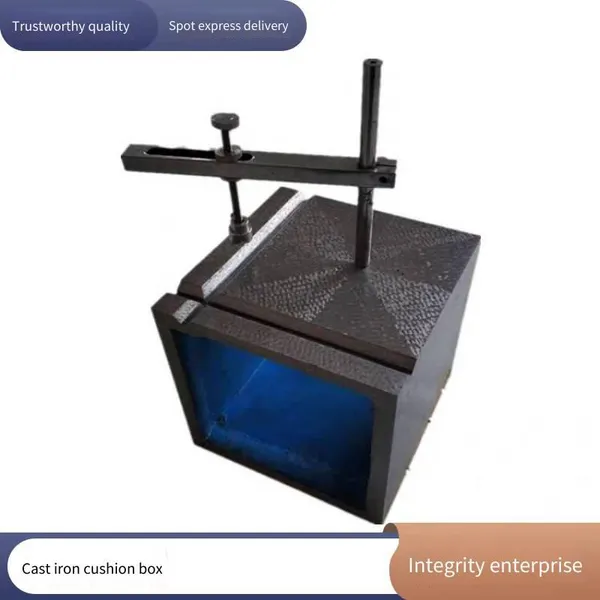 Junyuan Ht300 Square Box Workbench, Customization Supported, Equal-height T-slot Pad Box, 90-degree Machine Tool Cast Iron Square Tube Casting photo-5