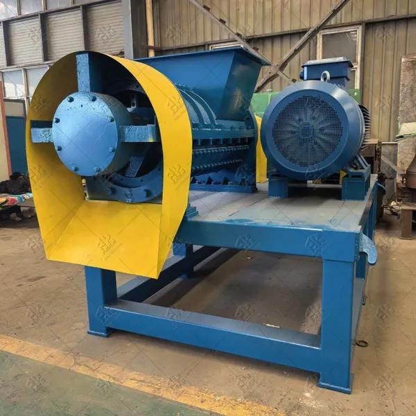 Stainless Steel Alloy Spiral Crushing Machine Plastic Crusher for Textile Fishing Rope Screw Shredder