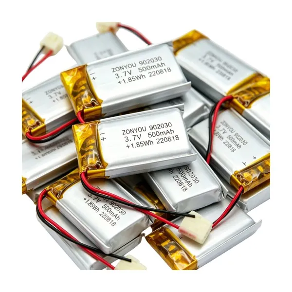 Wholesale Factory Price ZonYou 902030 Liquid Battery Pouch 500mah Cell LiCoO2 Cathode 500 Cycles for Consumer Electronics Power photo-3