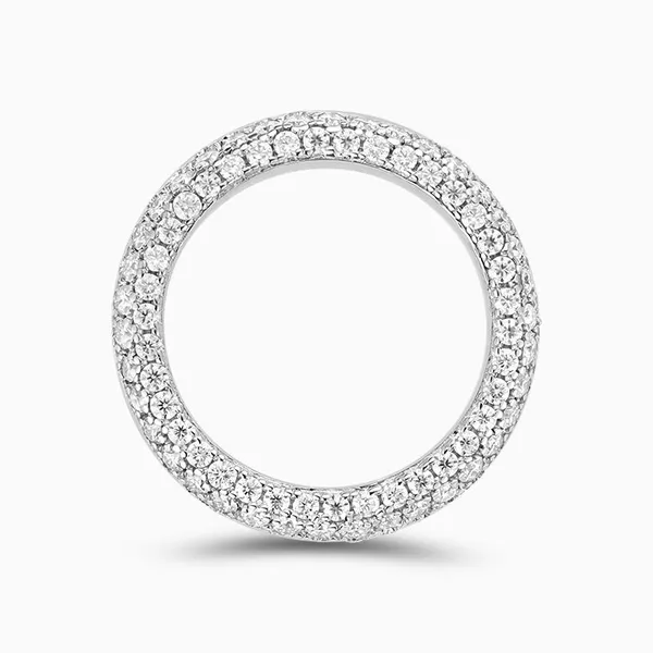 Shining Star Jewelry Trendy Solid 925 Silver Iced Out Moissanite Women's Ring photo-2