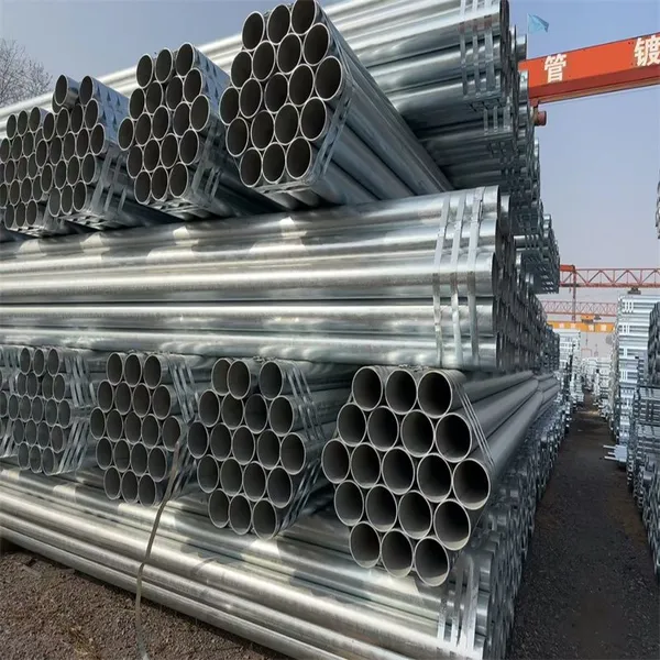 Hot Dipped Galvanized Steel Pipe GI Pipe Round Galvanized Tube For Building Greenhouse Frame