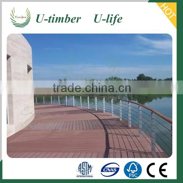 Good Quality of Waterproof Interlocking WPC Composite Decking for Sale photo-5