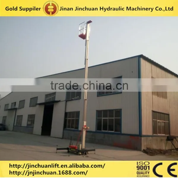 Hydraulic One Mast Aluminum Alloy Lift Platform/single Column Aluminum Alloy Lift Platform photo-6