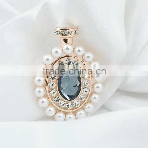 Women Luxury Rhinestone Brooch Wholesale Fashion Elegant Pearl Brooches photo-4