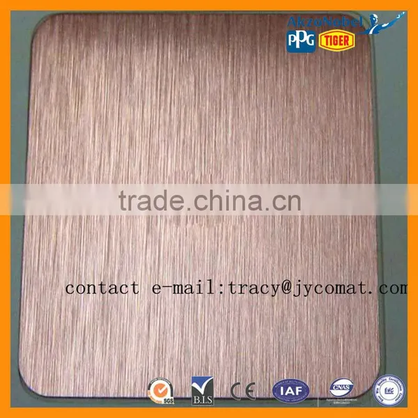 3mm/4mm/5mm PE Brushed Aluminum Composite Panels Manufacturer photo-2