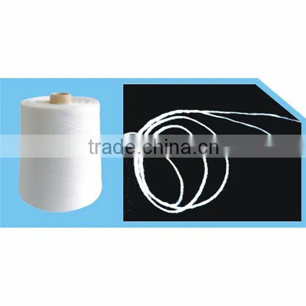 402 40S/2 Raw White High Quality Polyester Sewing Thread / Virgin Polyester Sewing Threads photo-3
