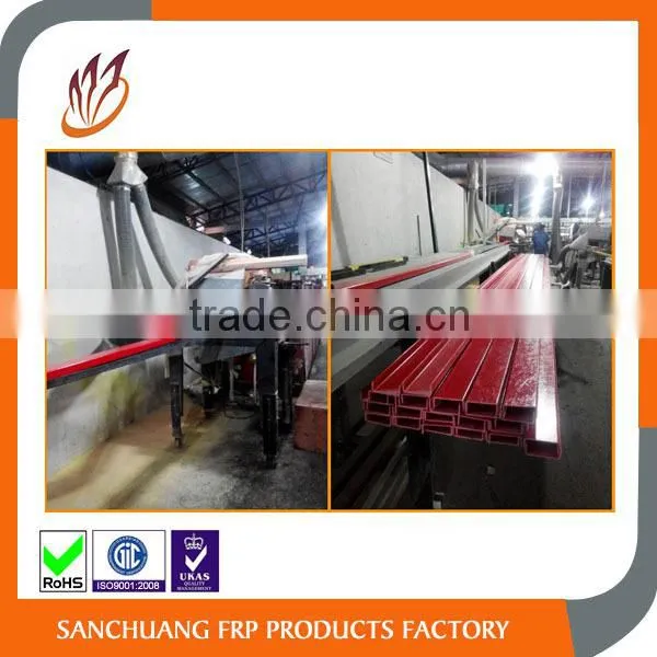 Fire Retardant Insulation Fiberglass Ladder Profiles Fiberglass C Channel photo-3