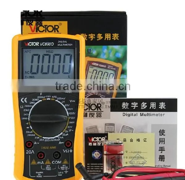 VC890D Digital Multimeter Capacitor 2000uF Backlit Universal Table photo-3