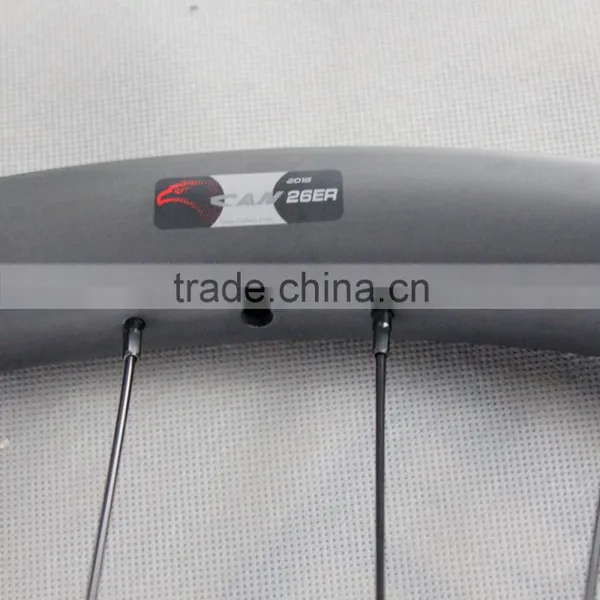 All Mountain Carbon Wheels 26er Mtb Carbon Wheelset 38mm Clincher Wheels Tubeless Ready Hookless Mtb Wheels AM260-TL photo-3