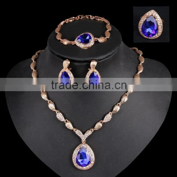 Hot Design Gold Jewelry Costume Jewelry Set Algeria Fashion Jewelry Set photo-2