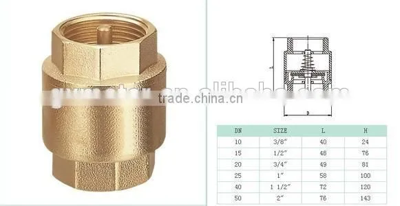 Brass Non Return Check Valve photo-3