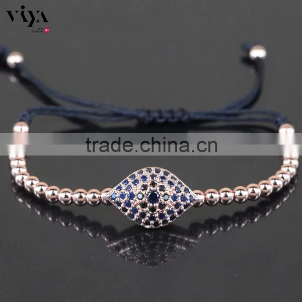 Macrame Beads Bracelet High End Handmade Stainless Steel Mix Natural Stones Classic Men Bracelet .com Hot Sale photo-2