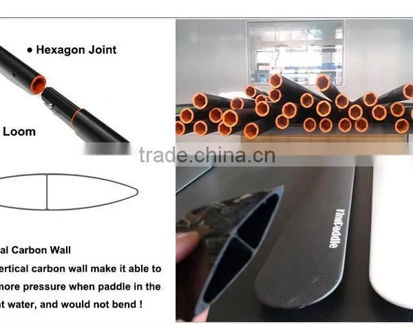 High Quality Carbon Fiber Kayak Greenland Paddle photo-2