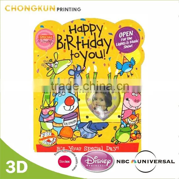 Wholesales Traditional Handmade Happy Birthday Party Invitation Card photo-5