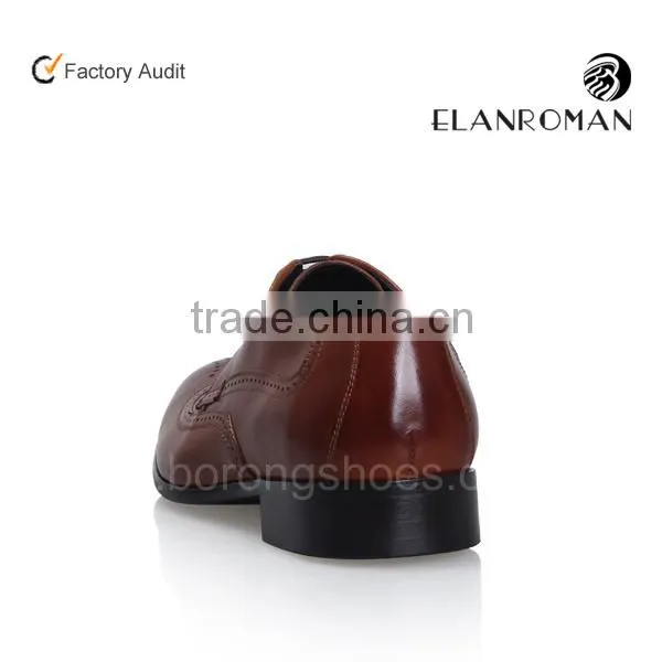 Fashion New Arrived Men Leather Dress Narrow Shoes Factory photo-3