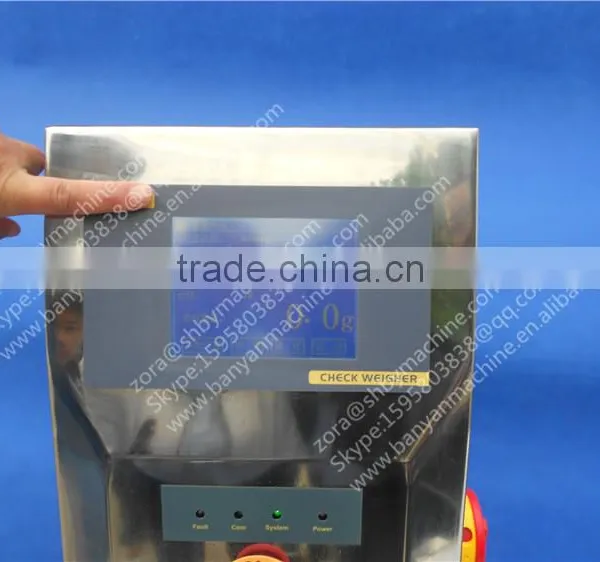 BY-XBC Full Automatic Check Weigher Machine, Weighing Machine 0086-18321225863 photo-3
