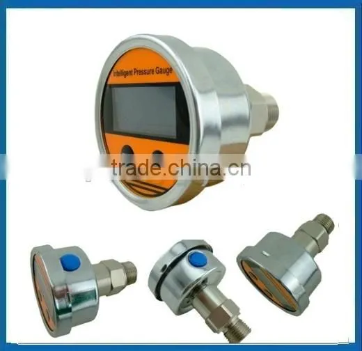 Battery Supply Back Mounted Digital Oil Pressure Gauge With Lcd Display photo-3