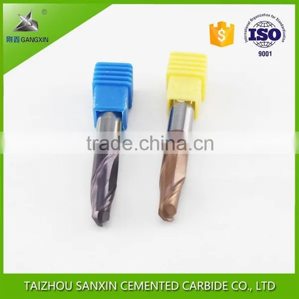 Solid Tungsten Carbide Tapered Ball Nose End Mills for Metal Working photo-2