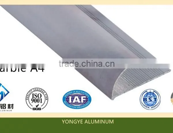 Never Miss Metal Aluminum Laminate Stair Nosing for Floor Tile and Carpet