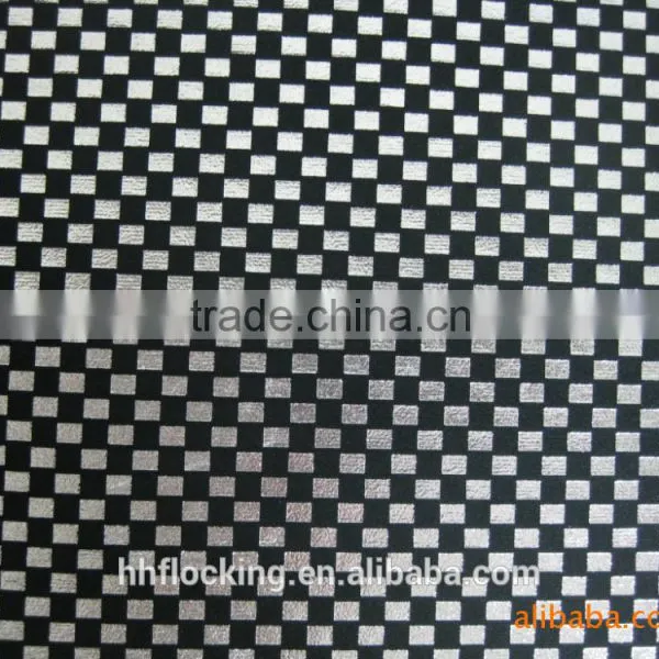 Knitted Polyester Print Flock Fabric for Upholstery photo-4