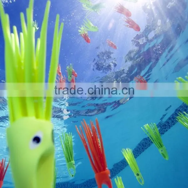Plastic Swimming Game Outdoor Small Rubber Underwater Catch Dive SquiDivers Toys photo-3