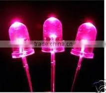 3mm round diffused Pink led