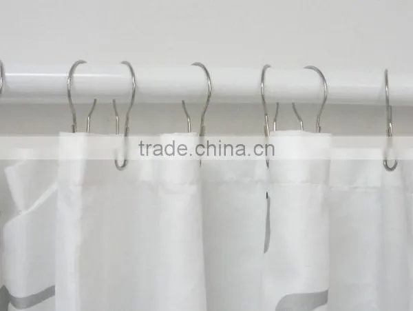 The Gourd Buckle Shower Curtain Hooks/ Stainless Steel Shower Curtain Hooks/simply Design and High Quality Shower Curtain Hooks photo-4