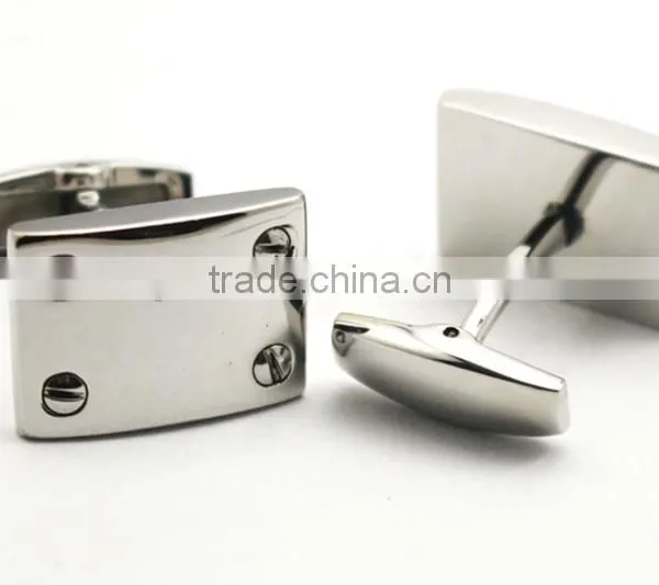 Promotional Bulk Stainless Steel Cufflink For Men photo-4