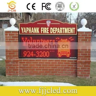 LED Scrolling Sign Dual Color Signs Outdoor Led Large Screen Display