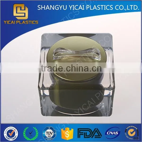 OEM Skin Care Jar, Acrylic Plastic Jars, New Square Cosmetics Container photo-5