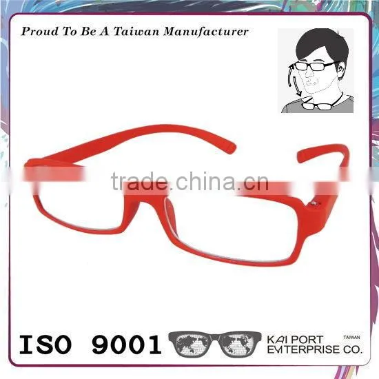 Rubber Coating and Vivid Color Hang Neck Reading Glasses photo-4