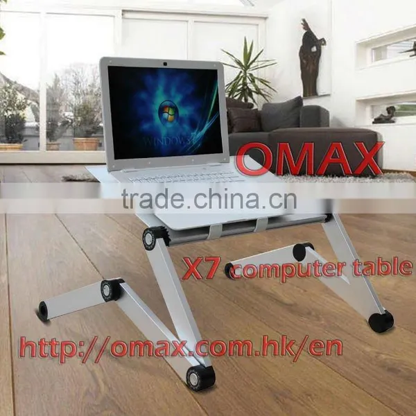 Factoty Price Protable Aluminum Floor Stand Laptop Desk for Beds photo-4