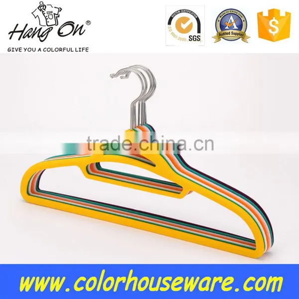 Lovely Shape Velvet Hanger for Clothes photo-2