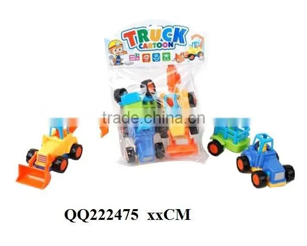 4PCS Kids Friction Farmer Car With Bulldozer ,friction Car for Kids photo-6