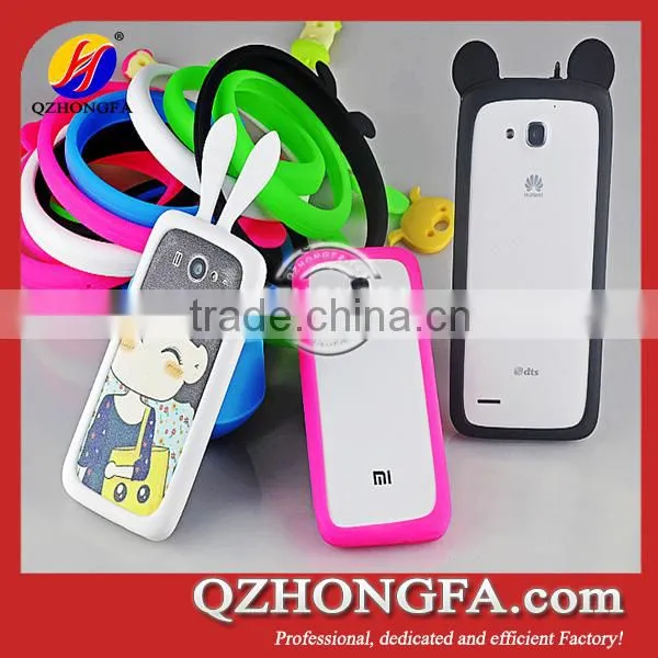 Lovely Animal Ear Silicone Cell Phone Case Fit All Size