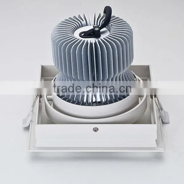 High Quality Aluminum Material,anodic Oxidation Treatmen,trecessed Led Cob Grille Light photo-4