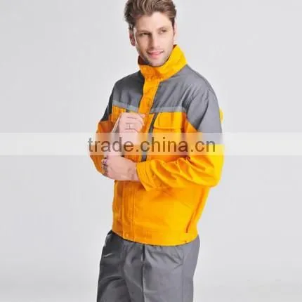 Autumn Long Sleeve Wearproof Reflective Stripe Cleaning Uniform photo-4