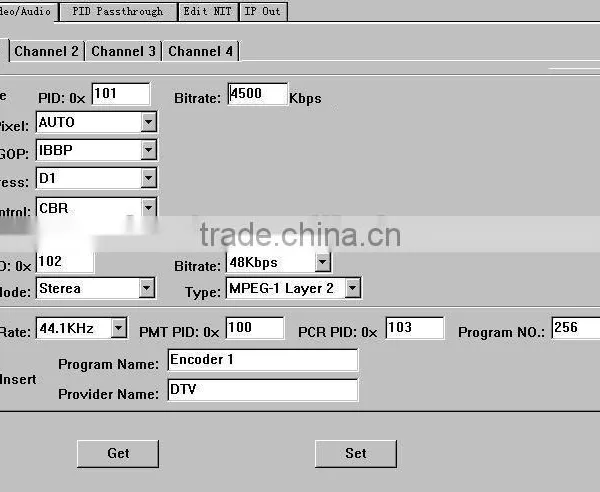Iptv SPTS Mpts Mpeg-4 Encoder(4 CVBS+audio In,ASI+IP(UDP)/MPTS Out) photo-2