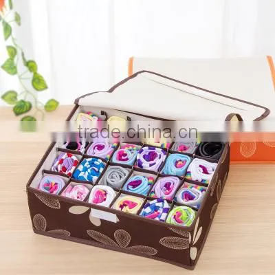 WBD-002:Yiwu MuJia Wholesale Oxford Cloth Waterproof Storage Box,Underwear Storage Box,bed Storage Box photo-3