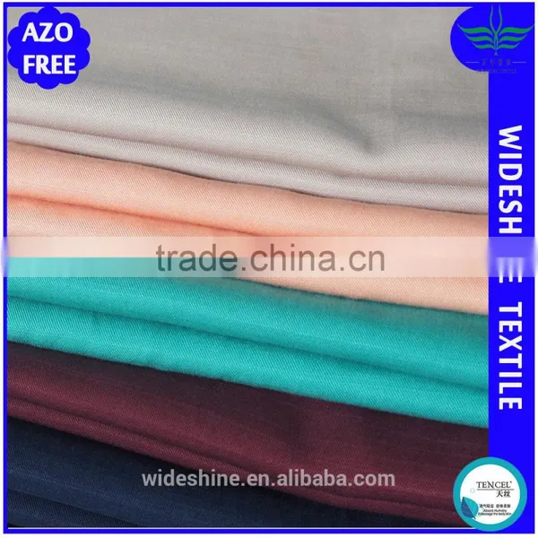 Tencel Cotton Twill Slub Woven Fabric Denim Raw Cloth Panting Trousers Material photo-5