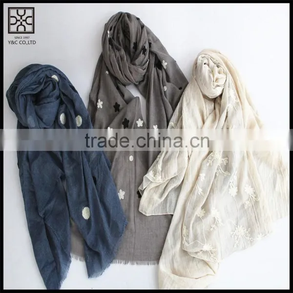 2015 New Design Light Weight Lady Cheap Scarf for Spring and Summer photo-2