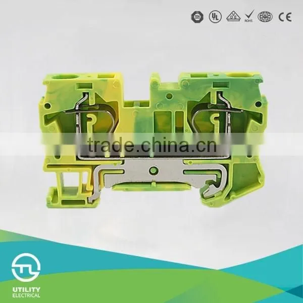 UTL GROUNDING TYPE ELECTRIC TERMINAL BLOCKSW WITH COLOR YELLOW/GREEN photo-3