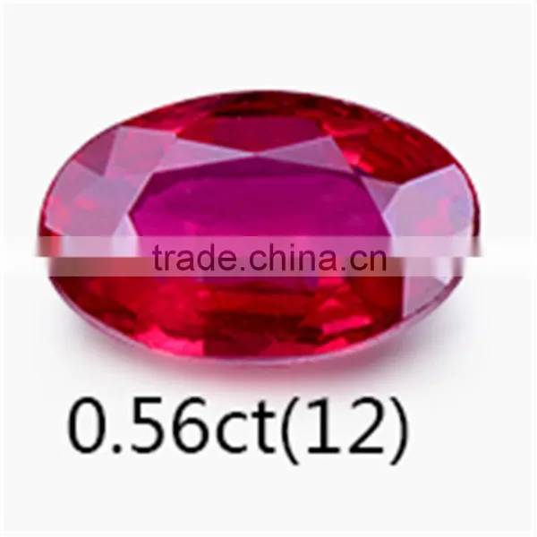 1ct Natural Pigeon Blood Gemstone Loose Stone Ring Face photo-6