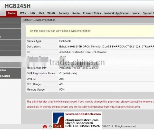 Huawei HG8245H With External Antenna GPON ONT Updated Version Huawei HG8245 HG8245A HG8345R photo-4