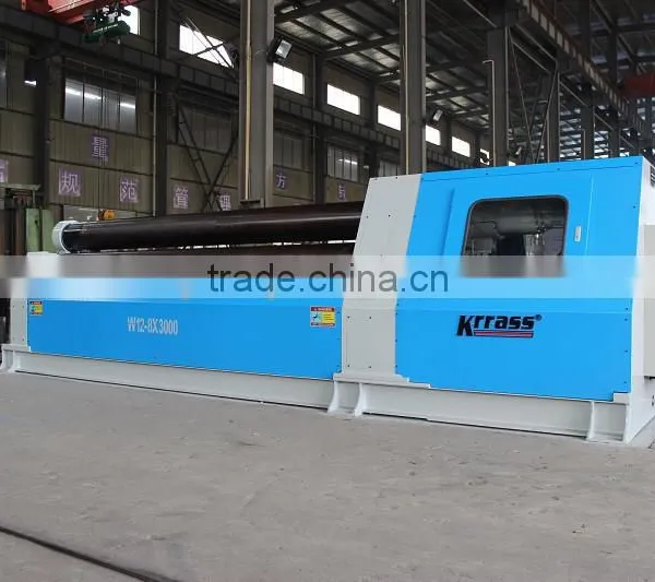 W12 8x3000 4-roller Hydraulic Press Bending Machine With Omron PLC Control photo-2