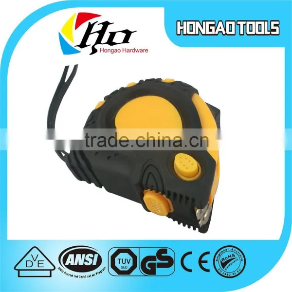 Measuring Tape ABS Plastic, 50#carbon Steel, TPR, Environmental Paints Measuring Tape for Saudi Arabia photo-3