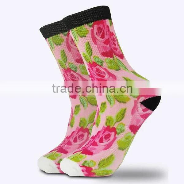 Fashion Custom Design Sublimation Socks Men Fancy Dress Socks 3D Print 360 Degree Seamless Socks photo-2