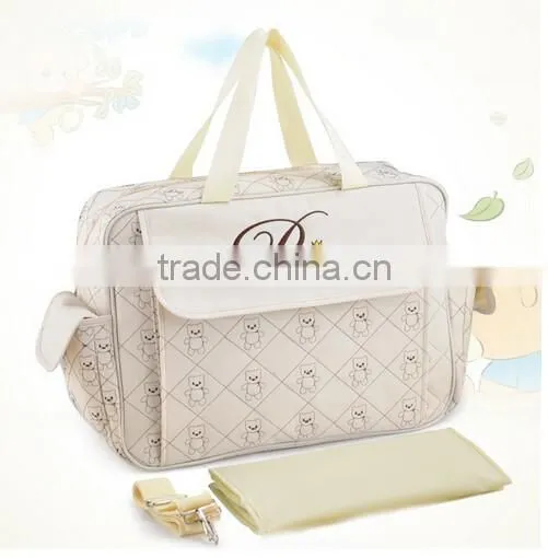Multifunctional Mommy Bag Baby Diaper Mummy Changing Bag Waterproof Nappy Bag photo-5